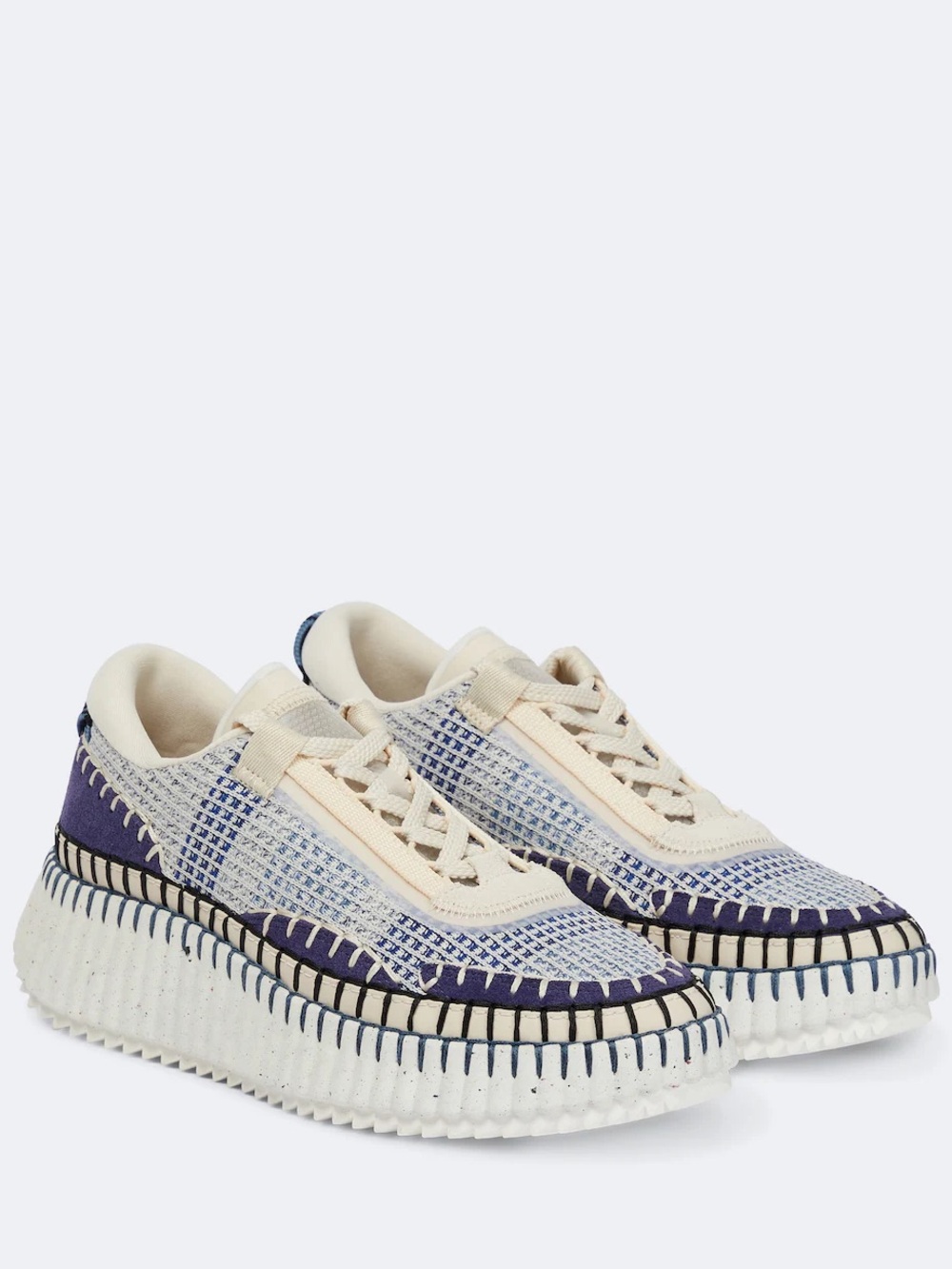 Chloe Blue Nama Sneakers